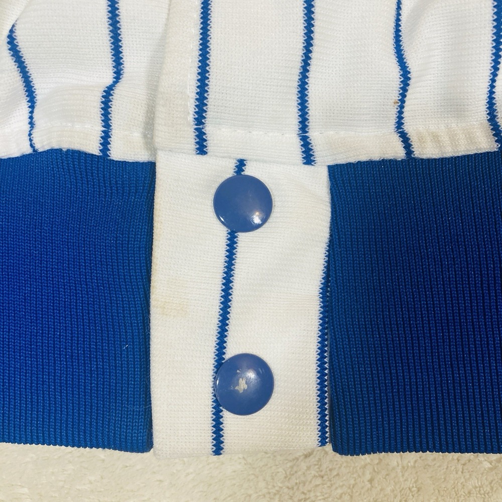 FELCO LOS ANGELES DODGERS BOMBER STYLE Pinstripe JACKET VINTAGE USA 80s Medium - Picture 10 of 16